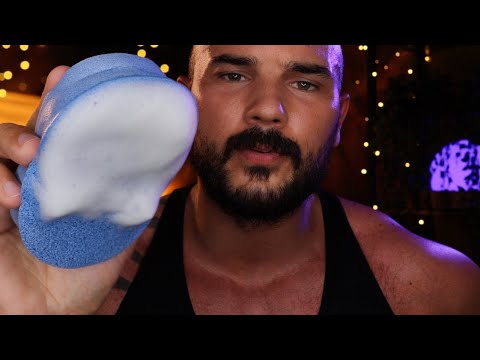 ASMR Back to Sleep My Friend (Positive Masculinity) Facial Treatment - Brushing - Personal Attention