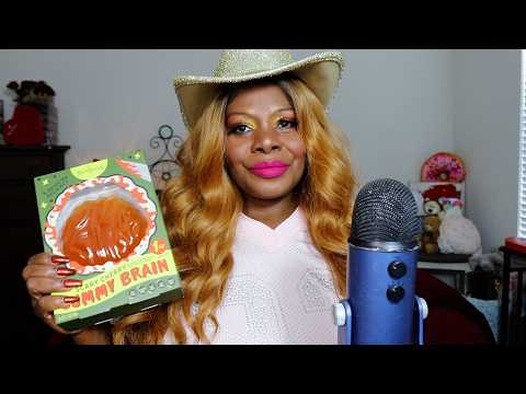 Cherry Gummy Brain ASMR Eating Sounds