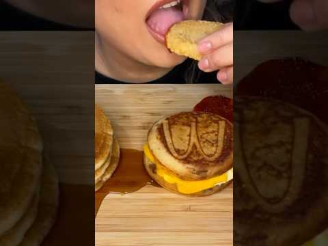 McDonald’s Breakfast #asmr #foodie #shortsviralvideo #mcdonalds