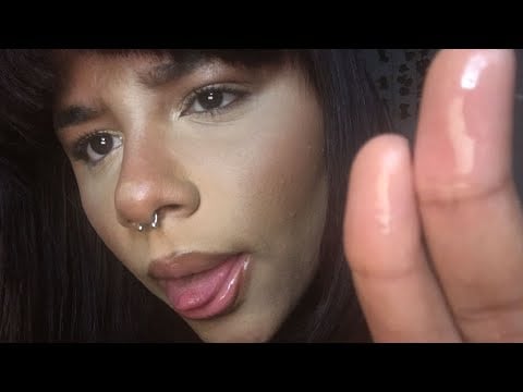 ASMR Lens Licking + Mouth Sounds (bem suave) 🐱✨