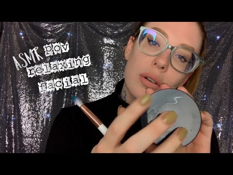 ASMR POV Relaxing Facial 🖤