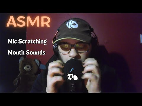 ASMR Gentle Mic Scratching & Mouth Sounds 🎙️💋