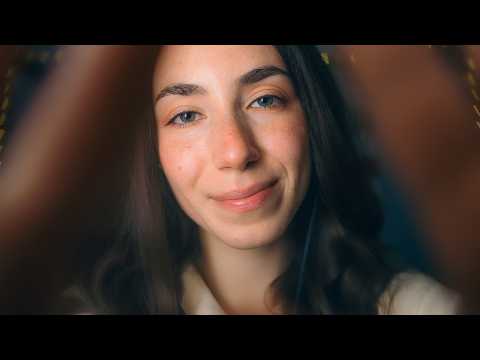 Touching Your Face & Closing Your Eyes for Sleep ASMR | No Talking | Layered sounds