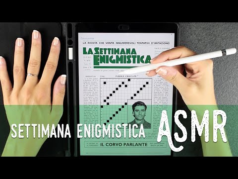 ASMR ita - 📝 SETTIMANA ENIGMISTICA di OTTOBRE (Intense Whispering)