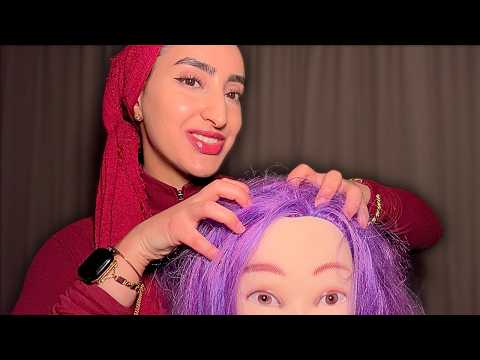 ASMR EXTREME Scalp Scratching Until the Mannequin Shuts Up (Inaudible Whispering) 🤯
