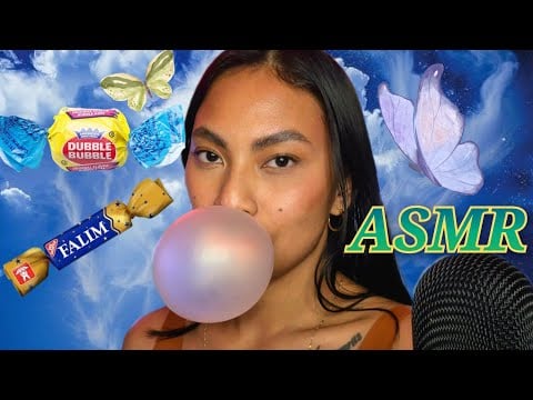 ASMR Mixing Dubble Bubble Bubblegum With A Different Brand Of Gum, Tingles For Gum Lovers