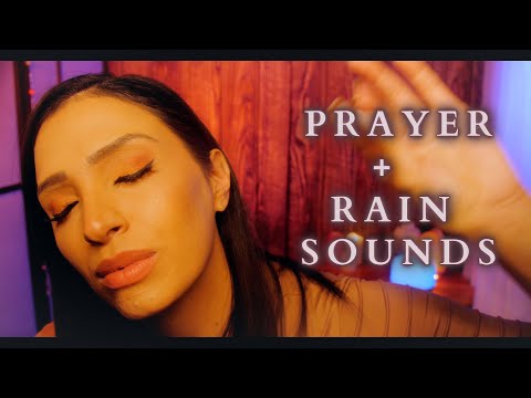 Christian ASMR | PRAYING over you with RAIN Sounds