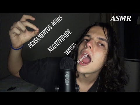 ASMR COMENDO SEUS PENSAMENTOS RUINS (MUITO INTENSO)