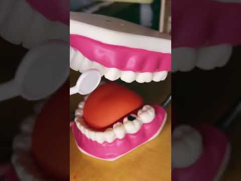 ASMR DENTISTA LIMPANDO SEUS DENTES