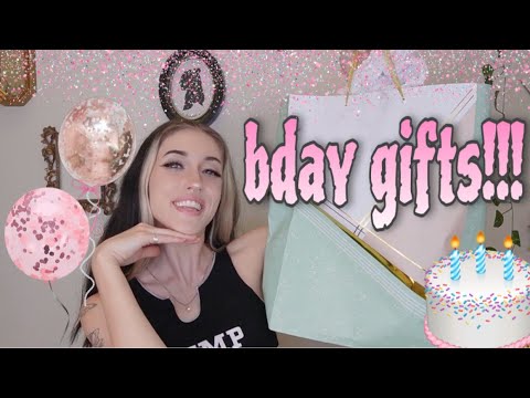 asmr 🎂 *birthday gifts haul*