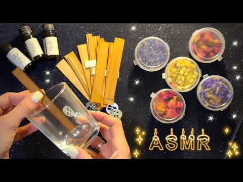 ASMR ✨ Набор для создания СВЕЧЕЙ ✨ близкий шепот