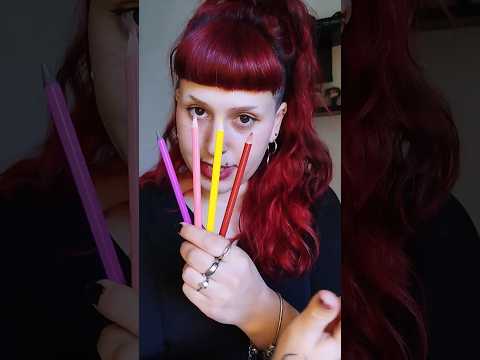 ASMR | TESTE DAS CORES! 🌈 #asmr