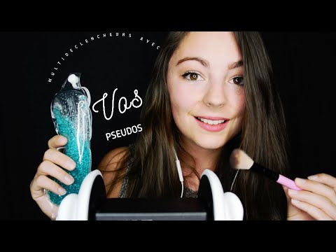 ASMR FRANCAIS ♡ Multidéclencheurs & Lecture de vos Pseudos  ♡