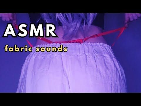 ASMR ♡ Tingly linen pants | Fabric scratching sounds ♡ asmr body triggers