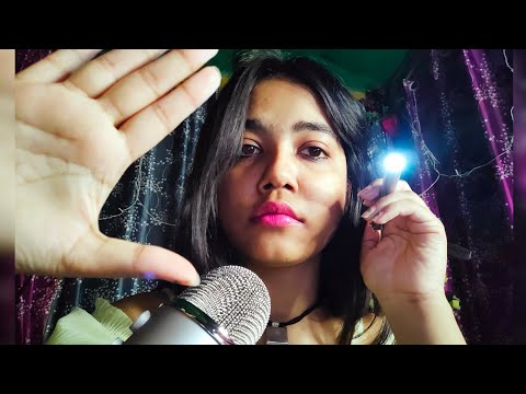 ASMR FOCUS ON THE LIGHT+FOCUS TEST(Personal attention soft spoken)