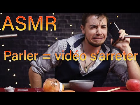 asmr  : Si je parle la vidéo s'arrête !  🤐🤐