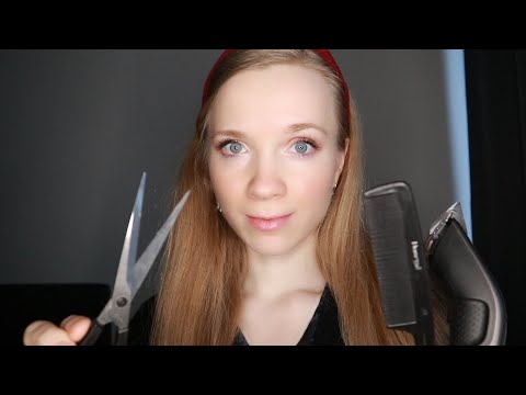 АСМР ПАРИКМАХЕР ✂ СТРИЖКА ДЛЯ МУЖЧИН💇‍♂️ Коллаборация с Anastasia Whisper ASMR Haircut Role Play