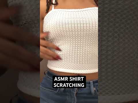 ASMR SHIRT SCRATCHING #asmr #jaayyasmr #asmrfabricsounds #asmrshorts #asmrscratching #asmrscratching