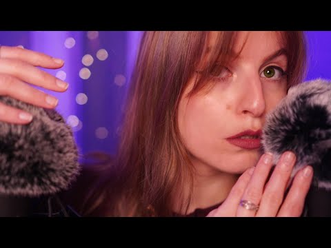 ASMR Susurrando de OREJA a OREJA con FLUFFY MICS para Dormir Rapido