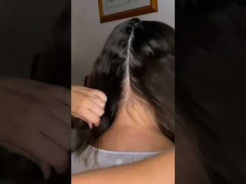 ASMR hair styling and hair play 💤💤😴😴 #asmr