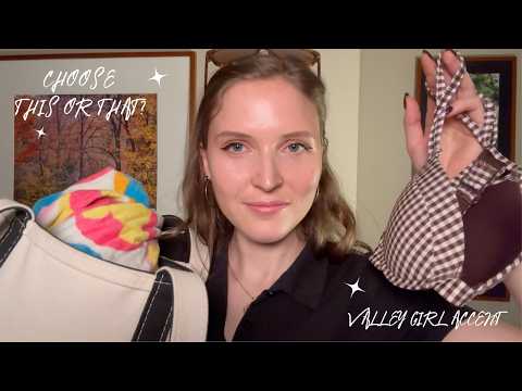 ASMR Valley Girl Assistant Packs Your Beach Bag 🏖️ (over-explaining, soft-spoken)