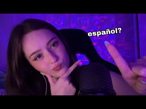 ASMR INTENTANDO HABLAR EN ESPAÑOL!! 🫶🏻
