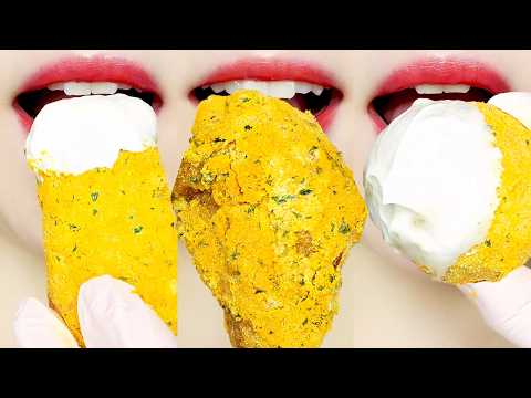 ASMR Crunchy Korean Fried Chicken (Bburinkle) & Sides 🍗🧀 MUKBANG 뿌링클 치킨 사이드 먹방 Eating Sounds