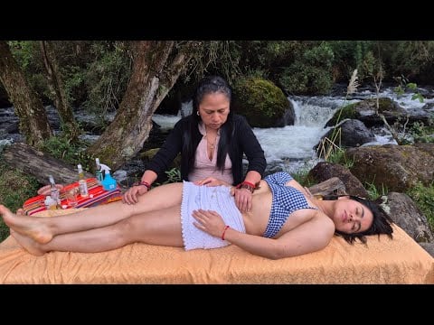 ASMR, Terapia  para el estrés al aire libre con Martha Pangol & Sofy 