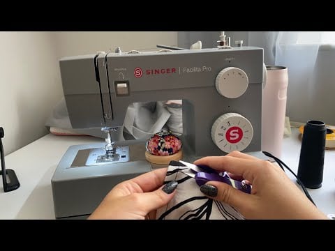 ASMR(não intencional) TE ENSINANDO A COSTURAR/ PASSAR LINHA, BARRA, COSTURA DE UNIÃO.