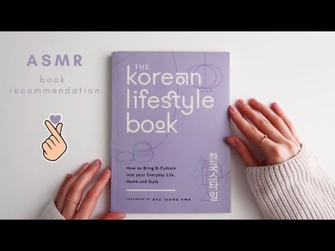 ASMR Korean Lifestyle 🇰🇷 Book Recommendations NO TALKING book sounds & page turning