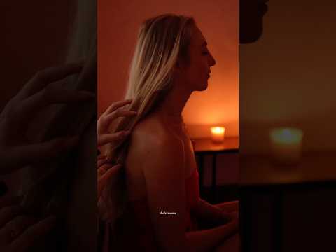 the most gentle asmr touch to fall asleep 😴🌙 #asmrmassage #asmr #asmrhair #asmrsleep #asmrsounds
