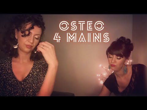💤 ASMR OSTEO 4 MAINS - soin et massage AVEC RICKY (fausse soeur)