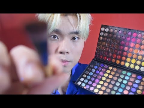 Eye Makeup to Screen 💆 [리얼화장/リアル化粧] Realistic ASMR Roleplay ft. Coastal Scents Eye Palette