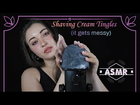 |ASMR| ✨LUXURIOUS✨ Audio & Visual  *TRIGGERS* w/Shaving Cream (it gets messy)