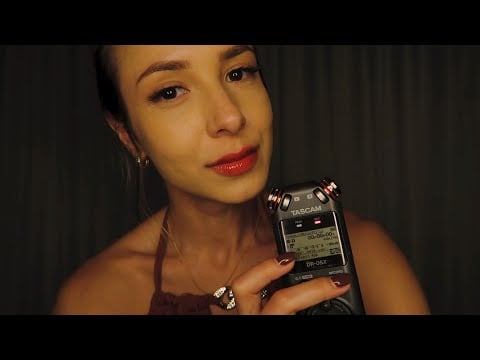 ASMR 🛌 o COMBO PERFEITO para VOCÊ DORMIR (inaudível no tascam na sensibilidade máxima)