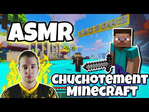 ASMR Français • 1H CHUCHOTEMENTS PROCHE DU MICRO SUR LE SERVEUR MINECRAFT DE TOM ASMR ! (saison 2 !)