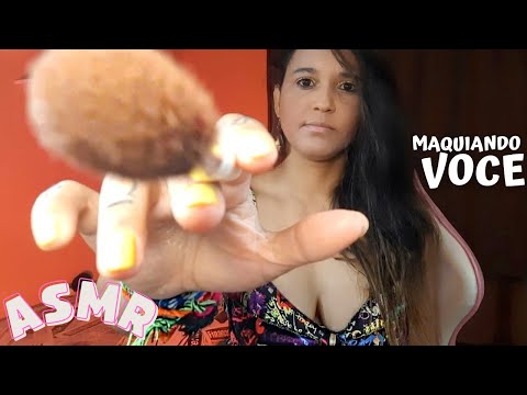 ASMR MAQUIANDO VOCE I Fast & aggressive ROLEPLAY 💄