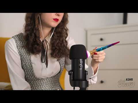 ASMR BLUE YETI Mic Brushing 🔥