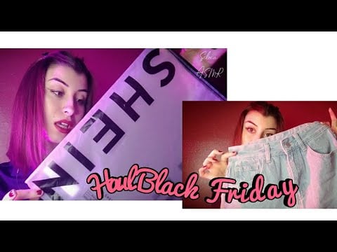 🇮🇹ASMR ITA• HAUL BLACK FRIDAY SHEIN 💸  #asmrita #haul #blackfriday