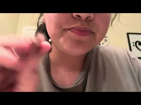 Asmr Lip gloss application and kisses