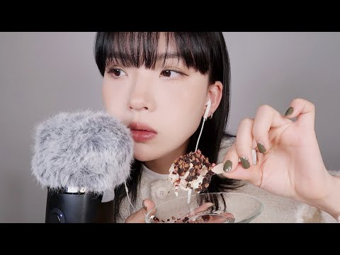 ASMR(Sub) 마카롱 이팅사운드와 속삭임 | Big Macaron Eating Sound & Whispering