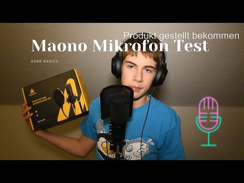 [AMSR] Maono AU-AO4T Mikrofon Test | By ASMR Basics | Deutsch/German