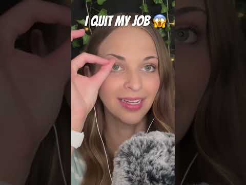 ASMR I Quit My Job… 😳 Big Life Update #shorts
