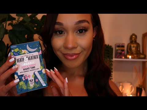 ASMR Sleep Cafe 🍵 Cosy Tea Room Sleep Treatment W/ Crinkles, Fire crackling & Soft Whispers