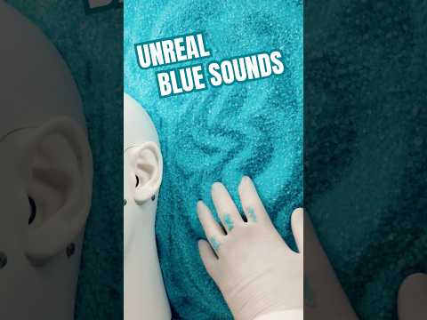 UNREAL BLUE SOUND 🩵 #asmr #shorts