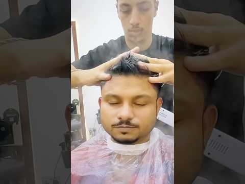 The Ultimate ASMR Steam Head Massage 🤯💨 #shorts #asmr #barber #headmassage