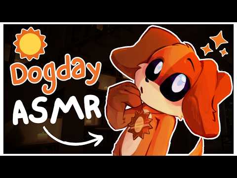 [Furry ASMR] Dogday comforts YOU after a nightmare [Sleep-aid] [Soft-spoken] [Mic brushing]
