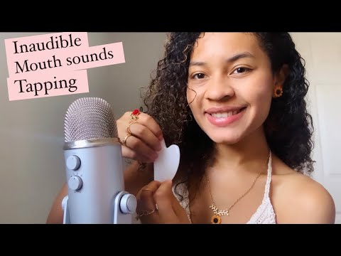 ASMR Español - MOUTH SOUNDS con INAUDIBLE, TAPPING Y MUCHO MAS! ✨