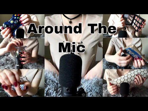 ASMR- Fast and Aggressive Triggers Around/Over the Mic (intense, no talking)