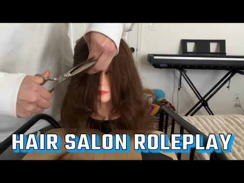 ASMR Hair Salon Roleplay.. Just a Trim & Style 💈💇🏻‍♀️